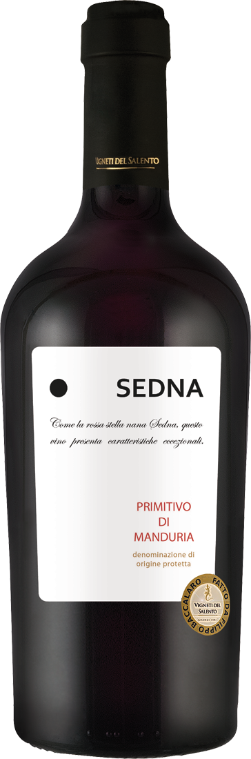 Rotwein Vigneti del Salento Primitivo di Manduria SEDNA DOP Apulien 14,53€ pro l
