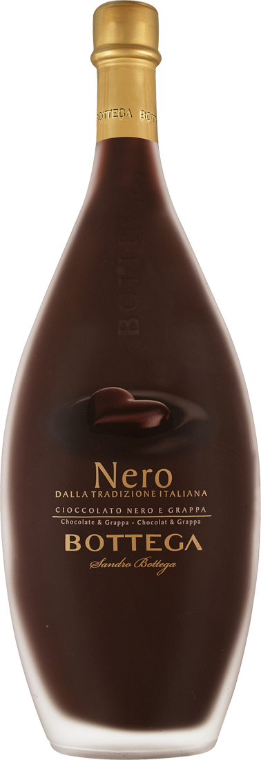 Distilleria Bottega Dunkler Schokolade-Likr Nero 15% vol. 0,5l Venetien 29,98? pro l