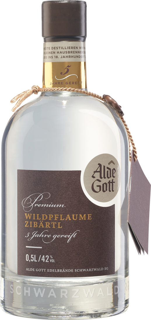 Alde Gott Edelbrand Premium Wildpflaume (Zibrtl) 42% vol. 0,5l Baden 41,80? pro l