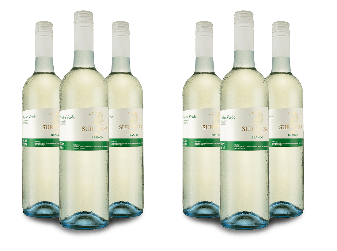 Vorteilspaket 6 für 3 Vinho Verde Surpresa mit 3 Fl. gratis