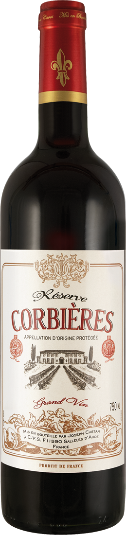Corbières Réserve ebrosia | Grand Rouge Vin Castan Joseph