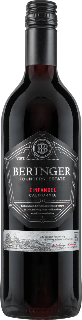 Beringer Zinfandel Founders Estate Wein | Beringer ebrosia