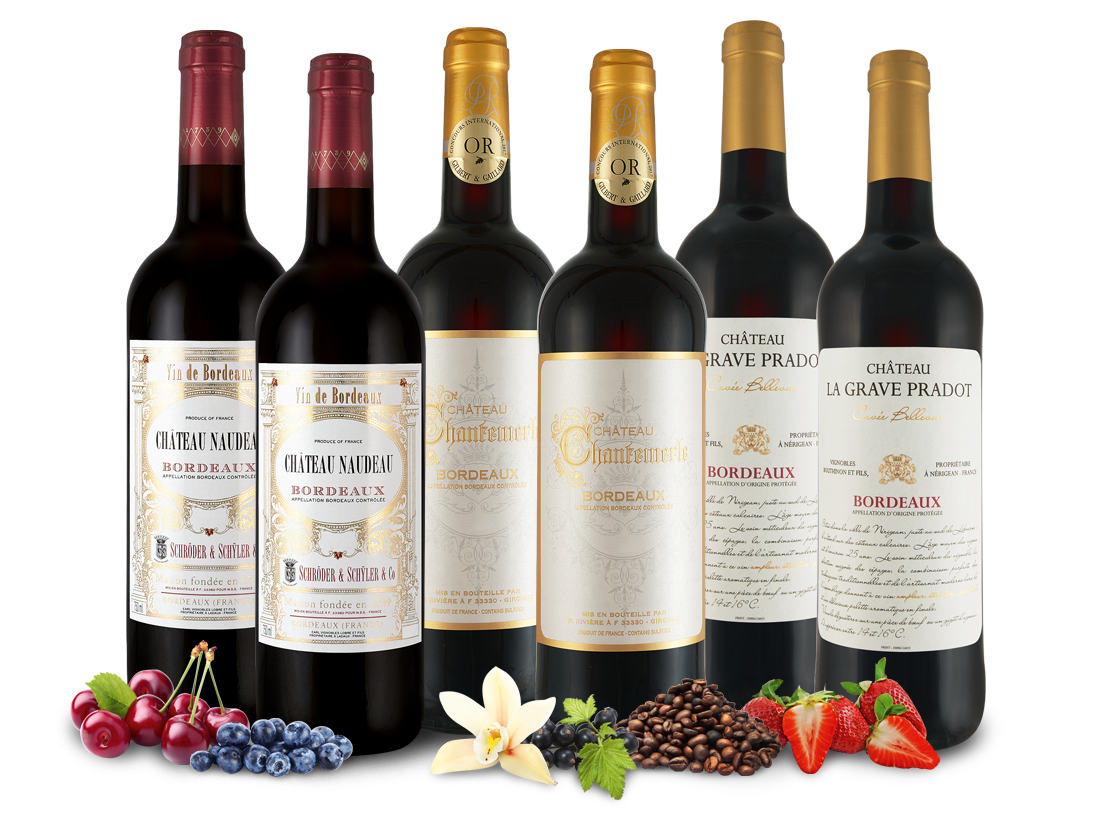 | ebrosia 3 Weinpaket im TOP-Bordeaux-Weine